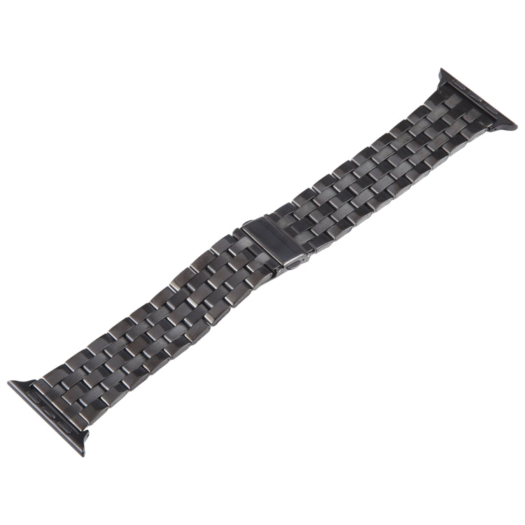 22mm Ultra-thin Five Beads Stainless Steel Watch Band, Series 4