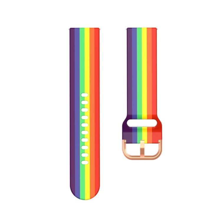 Universal Rainbow Silicone Replacement Strap Watchband