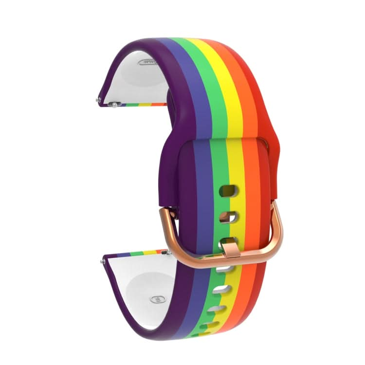 Universal Rainbow Silicone Replacement Strap Watchband