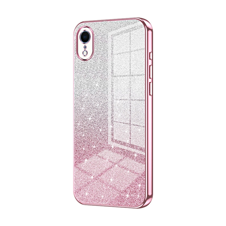 Gradient Glitter Powder Electroplated Phone Case, Series 1