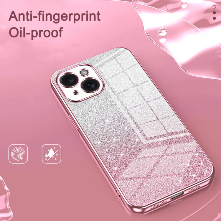 Gradient Glitter Powder Electroplated Phone Case, Series 7