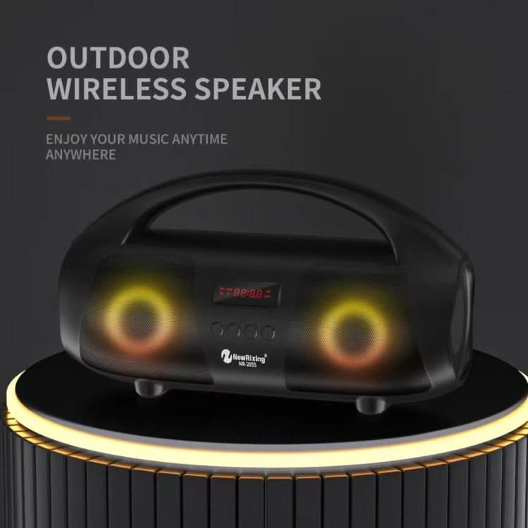 NewRixing NR2055 Wireless Portable TWS Bluetooth Speaker with Microphone