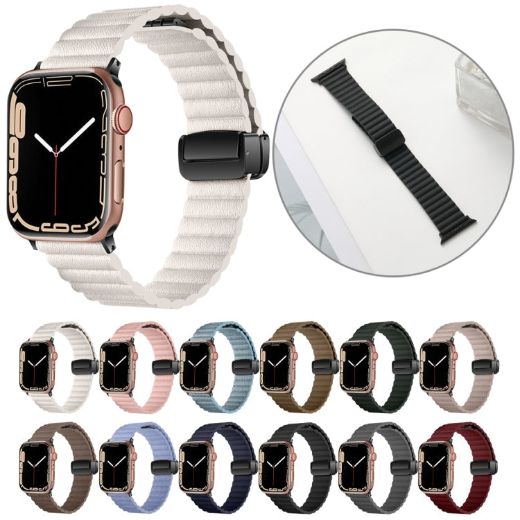 Water Ripple Magnetic Folding Buckle Watch Band, Style: Bold Version, Series 1