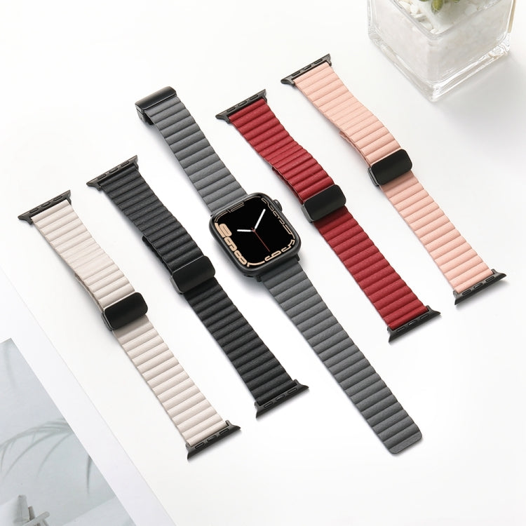 Water Ripple Magnetic Folding Buckle Watch Band, Style: Bold Version, Series 1