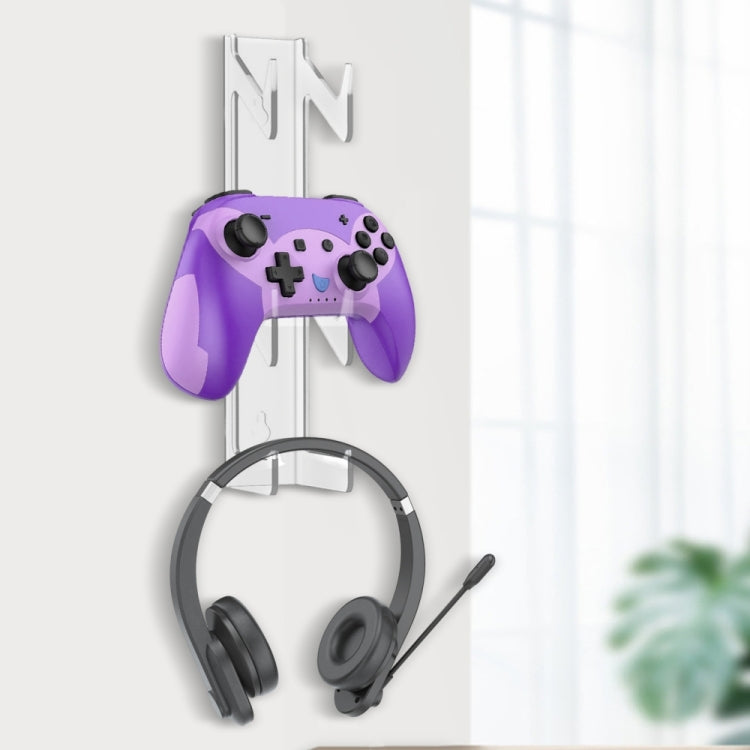 YX072-1 Acrylic Game Controller and Headphone Wall Mount Reluova