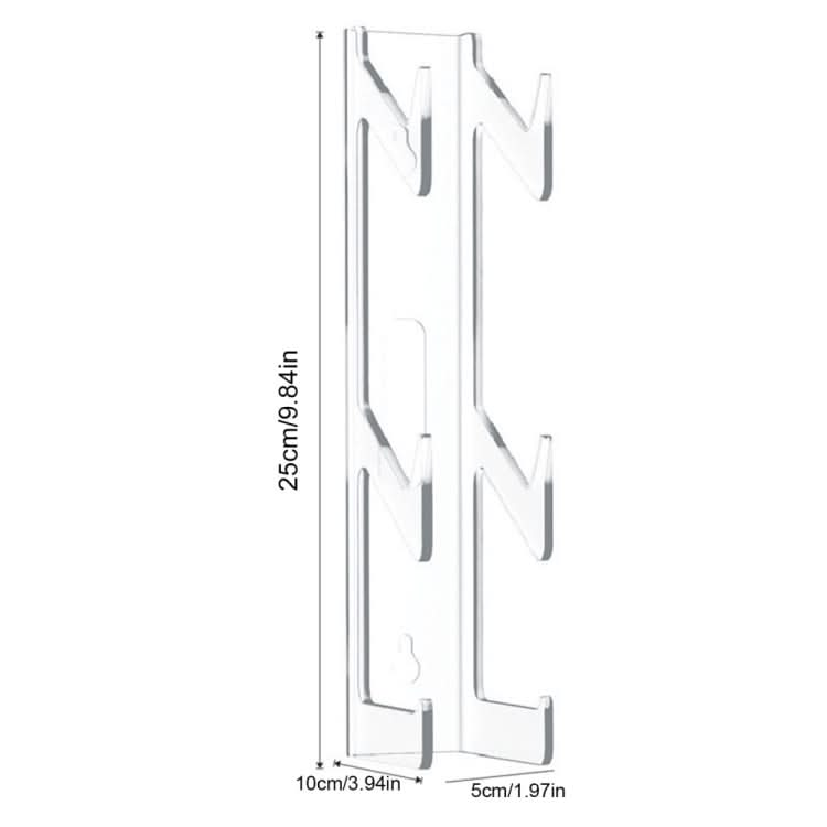 2pcs YX072 Acrylic Game Controller and Headphone Wall Mount Reluova