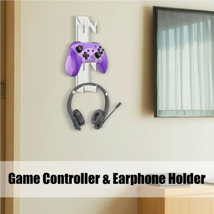 2pcs YX072 Acrylic Game Controller and Headphone Wall Mount Reluova