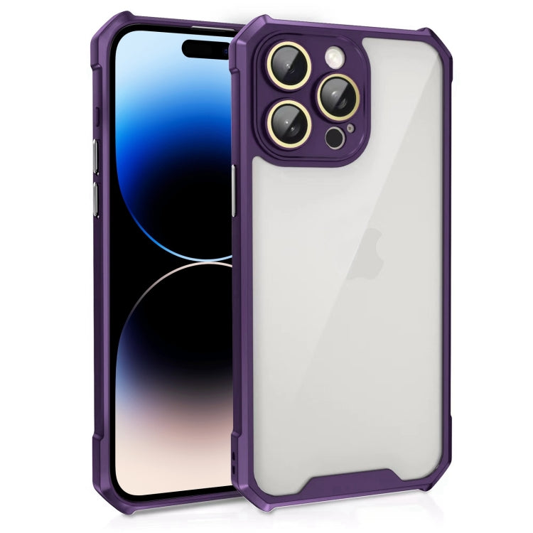 Shockproof Acrylic Phone Case with Lens Glass Film, Series 3