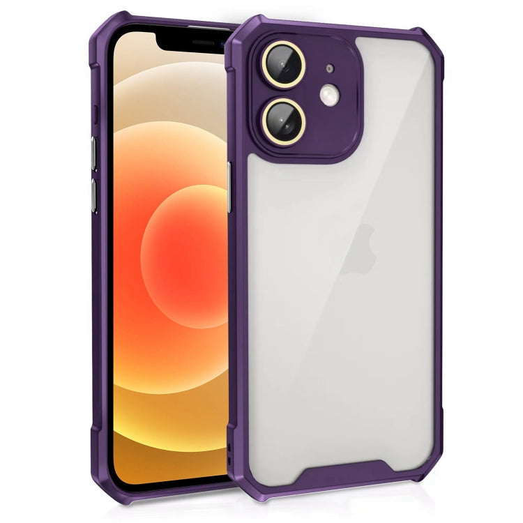 Shockproof Acrylic Phone Case with Lens Glass Film, Series 1