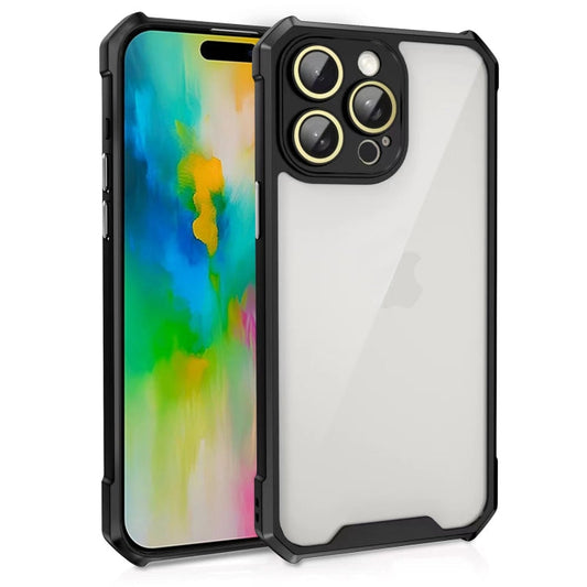 Shockproof Acrylic Phone Case with Lens Glass Film, Series 4