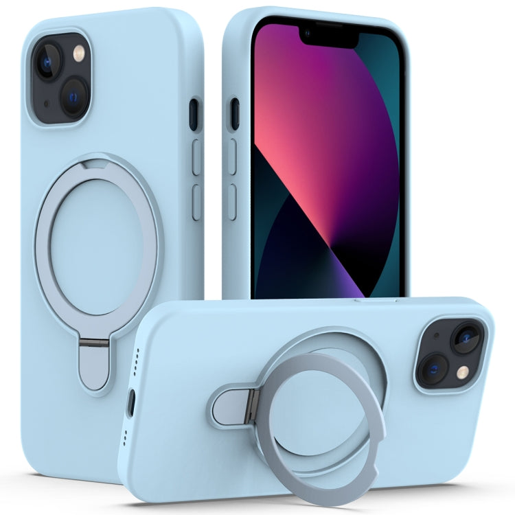 Liquid Silicone MagSafe Magnetic Phone Case with Ring Holder, Series 4