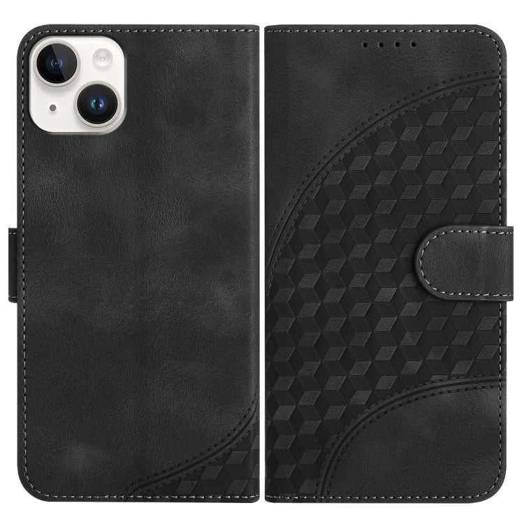 YX0060 Elephant Head Embossed Phone Leather Case with Lanyard, Series 8