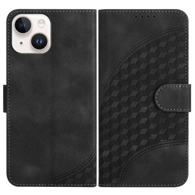 YX0060 Elephant Head Embossed Phone Leather Case with Lanyard, Series 6