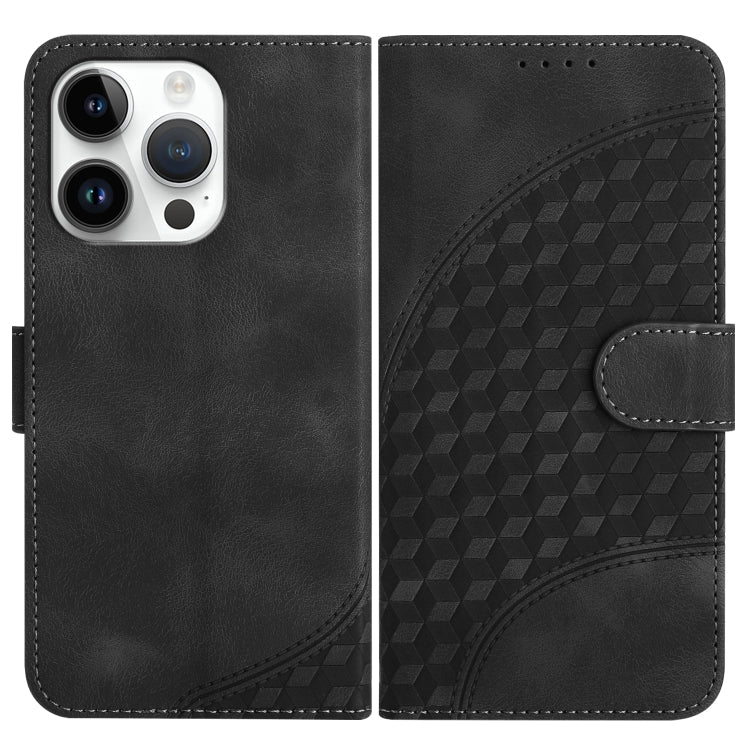 YX0060 Elephant Head Embossed Phone Leather Case with Lanyard, Series 1