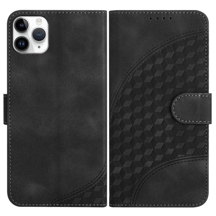 YX0060 Elephant Head Embossed Phone Leather Case with Lanyard, Series 3