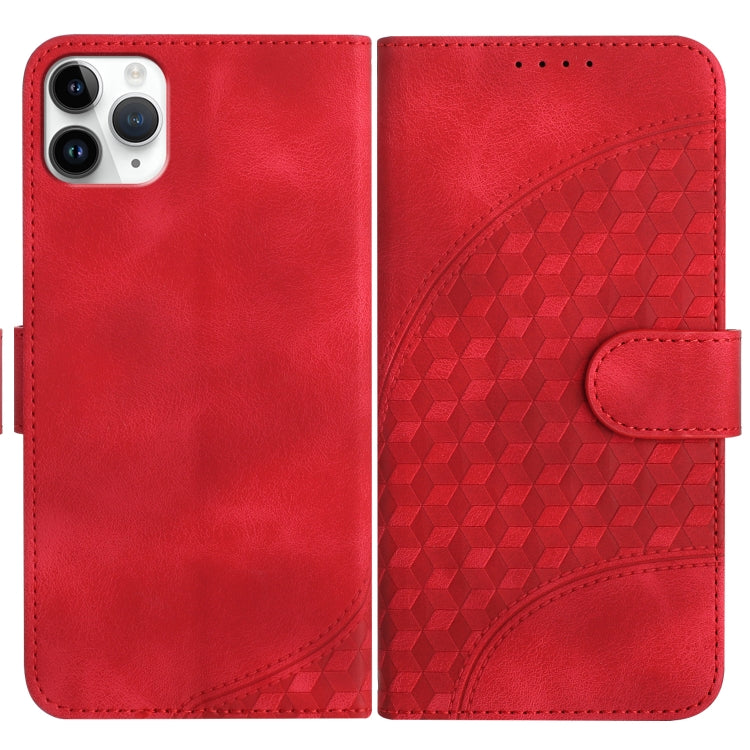 YX0060 Elephant Head Embossed Phone Leather Case with Lanyard, Series 3