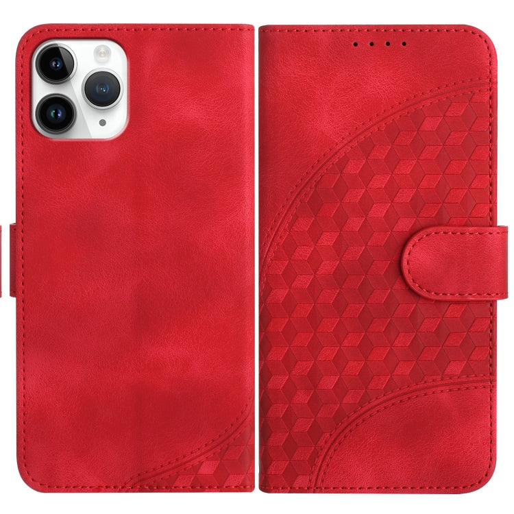 YX0060 Elephant Head Embossed Phone Leather Case with Lanyard, Series 7