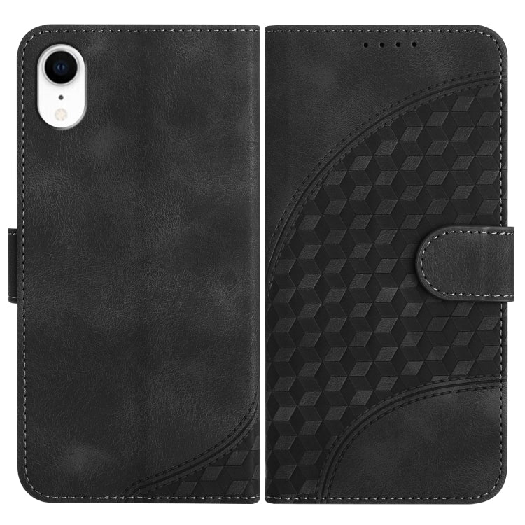 YX0060 Elephant Head Embossed Phone Leather Case with Lanyard, Series 1