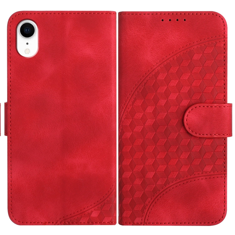 YX0060 Elephant Head Embossed Phone Leather Case with Lanyard, Series 1