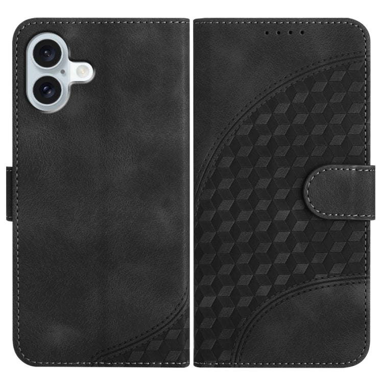 YX0060 Elephant Head Embossed Phone Leather Case with Lanyard, Series 2