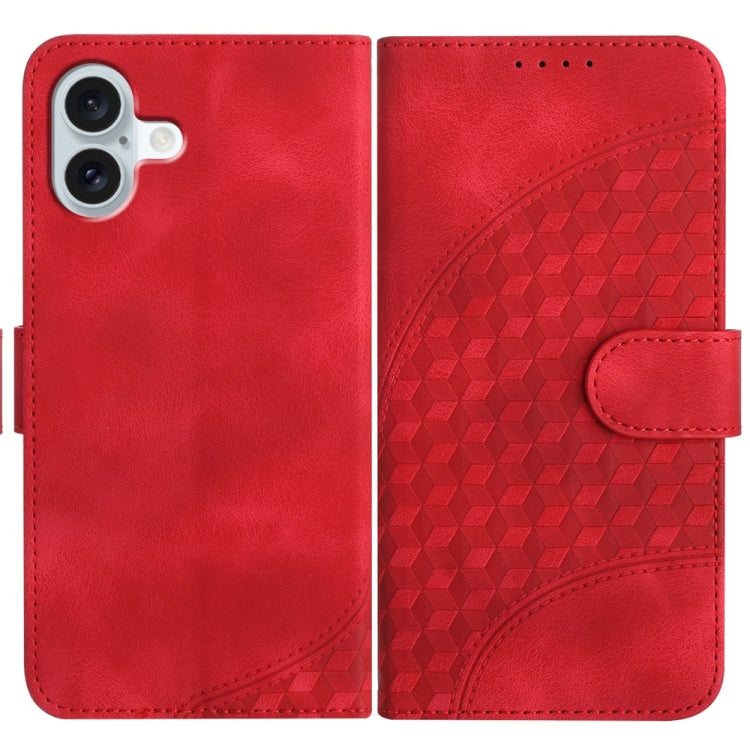 YX0060 Elephant Head Embossed Phone Leather Case with Lanyard, Series 2