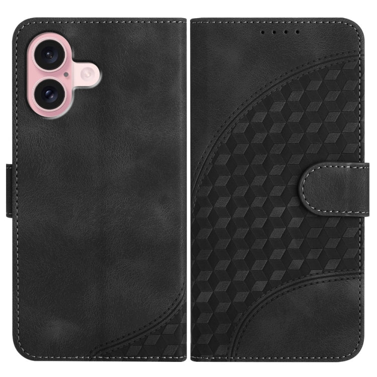 YX0060 Elephant Head Embossed Phone Leather Case with Lanyard, Series 7