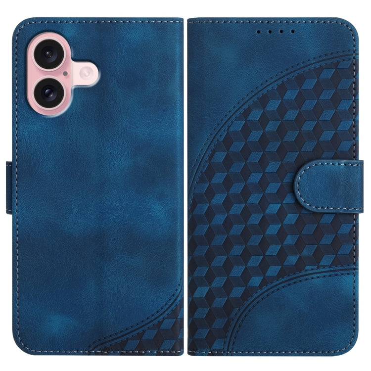 YX0060 Elephant Head Embossed Phone Leather Case with Lanyard, Series 7