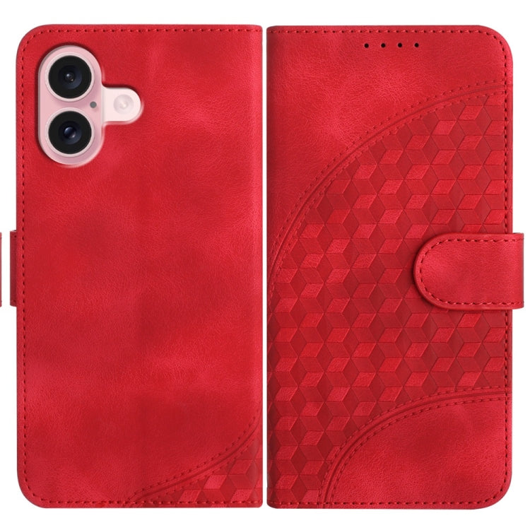 YX0060 Elephant Head Embossed Phone Leather Case with Lanyard, Series 7