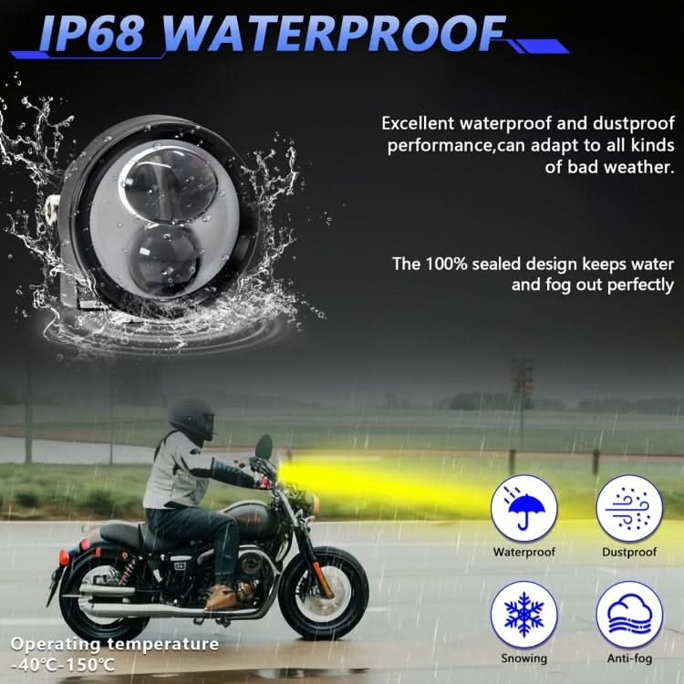 SD1 12W IP68 Waterproof Motorcycle Gourd Lens Spotlight ÎҵÄÉ̵ê