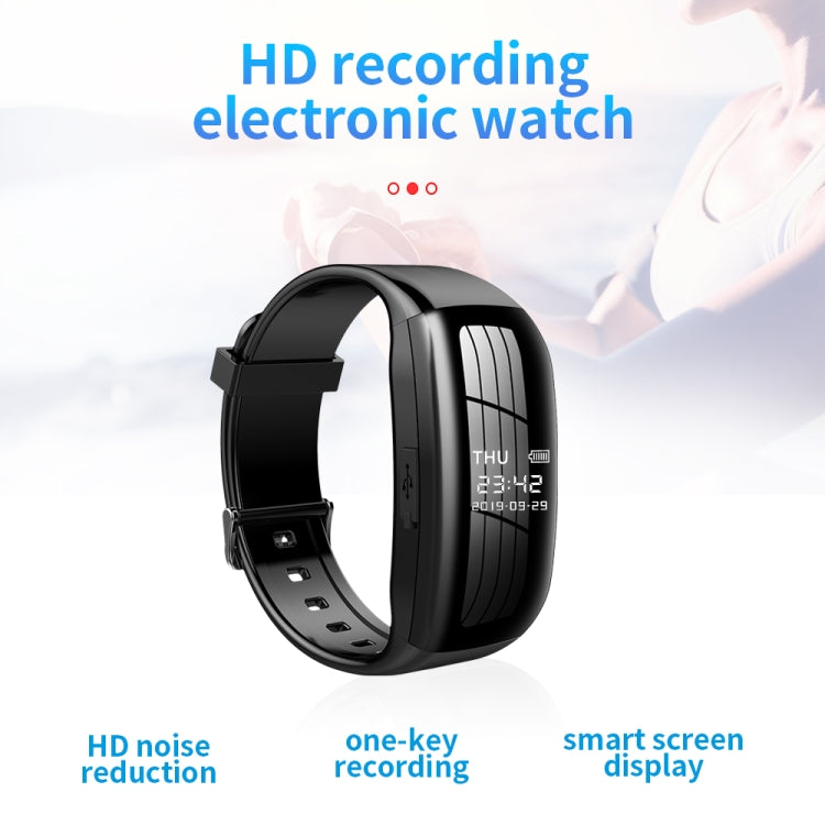 JNN D5 HD Noise Reduction Smart Recording Electronic Bracelet