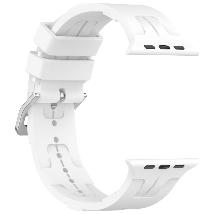 H Texture Silicone Ladder Buckle Watch Band, Series 3