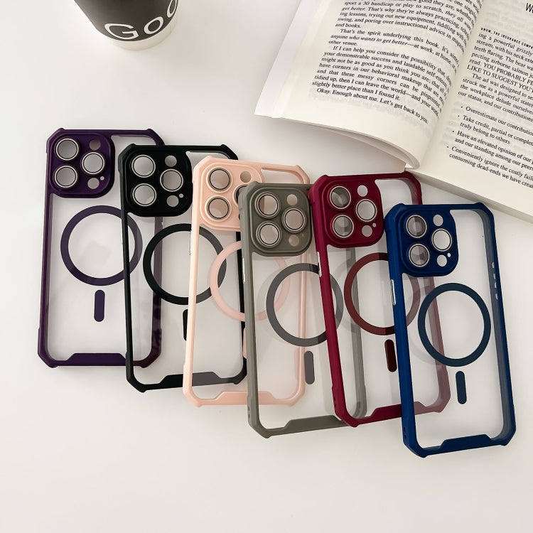 Colorful Two-Color Lens Film MagSafe Magnetic Horn Acrylic+TPU Case, Series 3