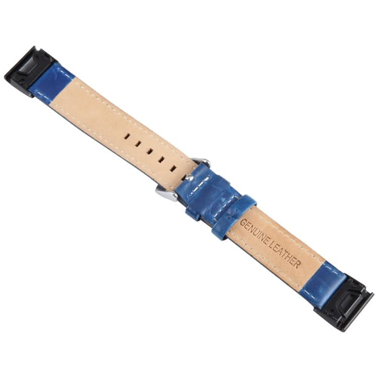 22mm Plain Weave Genuine Leather Watch Band-Reluova