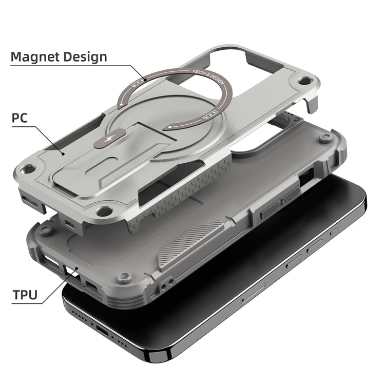 Armor Magsafe Holder PC Hybrid TPU Phone Case, Series 2