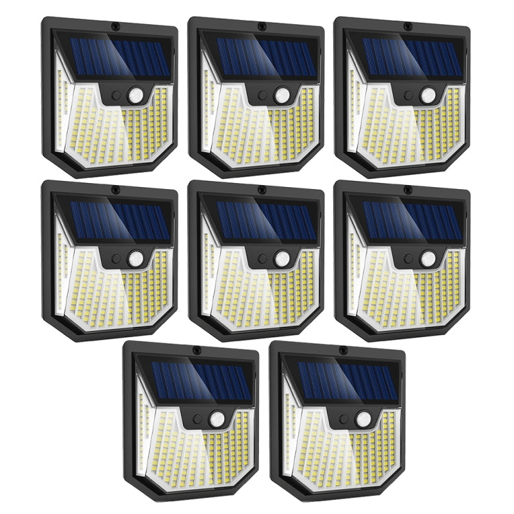 XY0159 159 LEDs Outdoor Solar Human Body Sensor Courtyard Wall Light