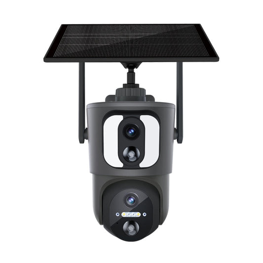 ESCAM QF390 2x2MP Binocular Solar WiFi Camera Supports Two-way Voice & Alarm Recording