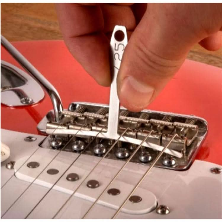 9 in 1 Guitar T-shaped ruler, Neck Fingerboard, Frets Radian, String Yard Radian, Adjustable Measuring Caliper Reluova