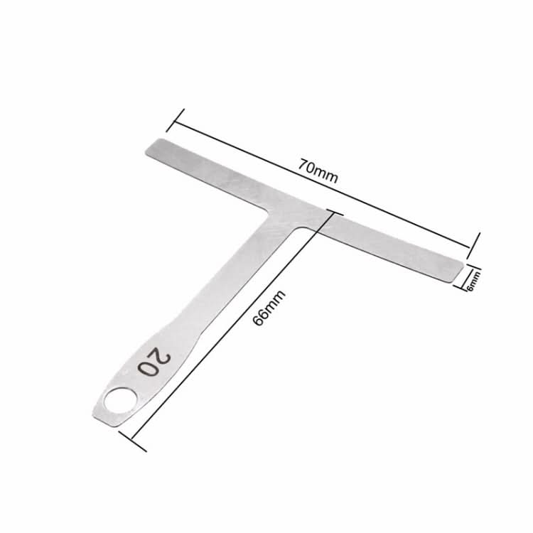 9 in 1 Guitar T-shaped ruler, Neck Fingerboard, Frets Radian, String Yard Radian, Adjustable Measuring Caliper Reluova