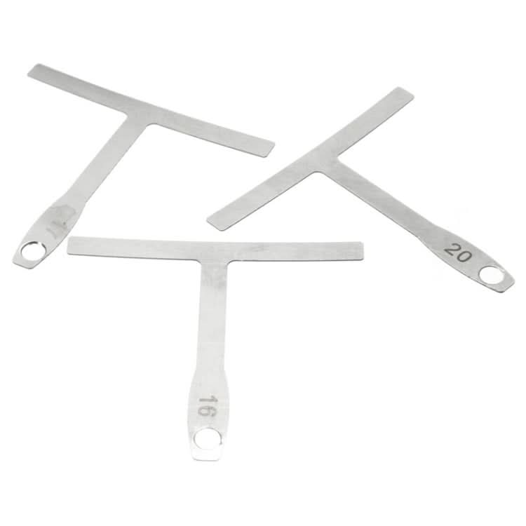 9 in 1 Guitar T-shaped ruler, Neck Fingerboard, Frets Radian, String Yard Radian, Adjustable Measuring Caliper Reluova