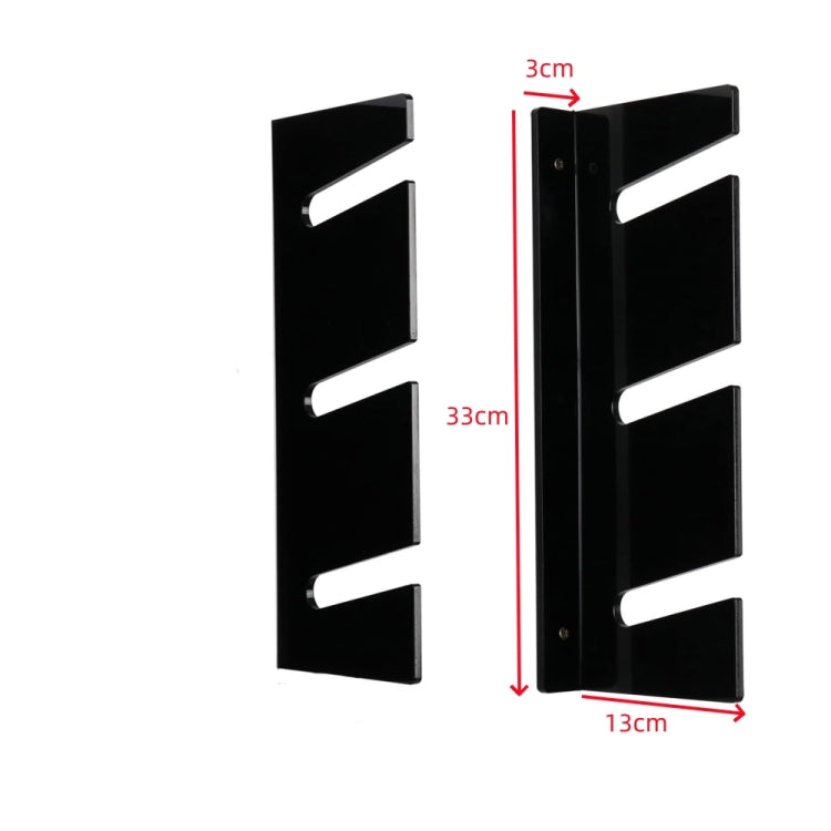 YX076 Wall Mount Four Wheel Skateboard Storage Bracket