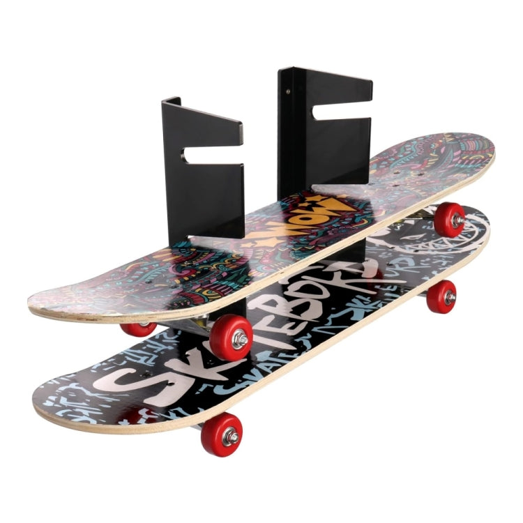 YX076 Wall Mount Four Wheel Skateboard Storage Bracket