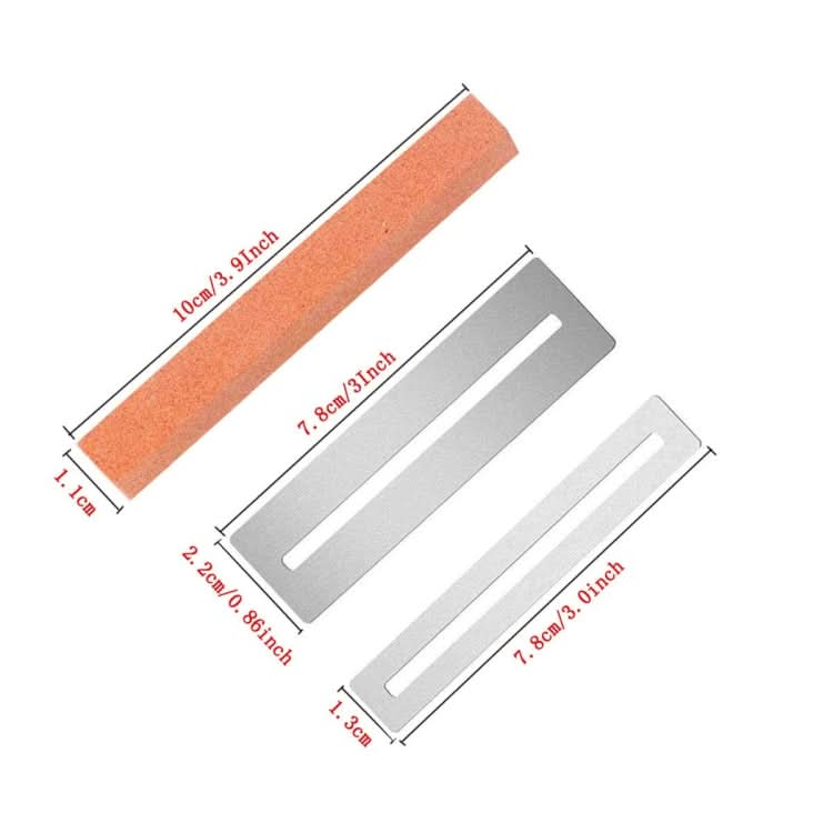 Guitar Neck Measuring Ruler Guitar Sharpening File Guitar Neck Notch Ruler Fret Polishing Pad Reluova