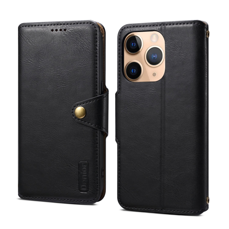 Denior Cowhide Texture Wallet Style Leather Phone Case, Series 3