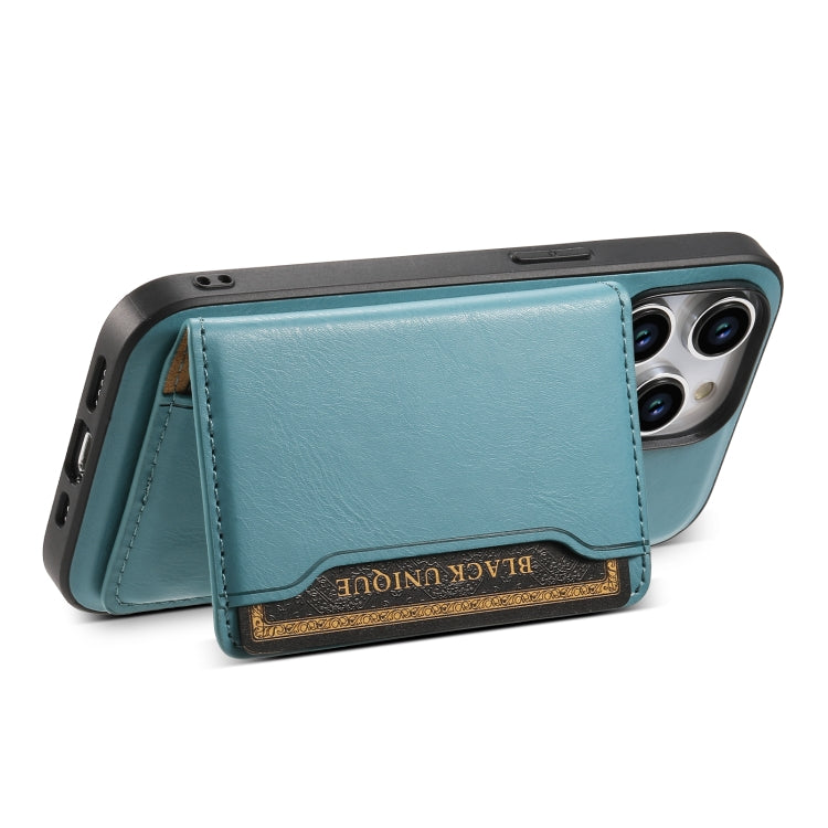 Denior Cowhide Texture Leather MagSafe Detachable Wallet Phone Case, Series 2