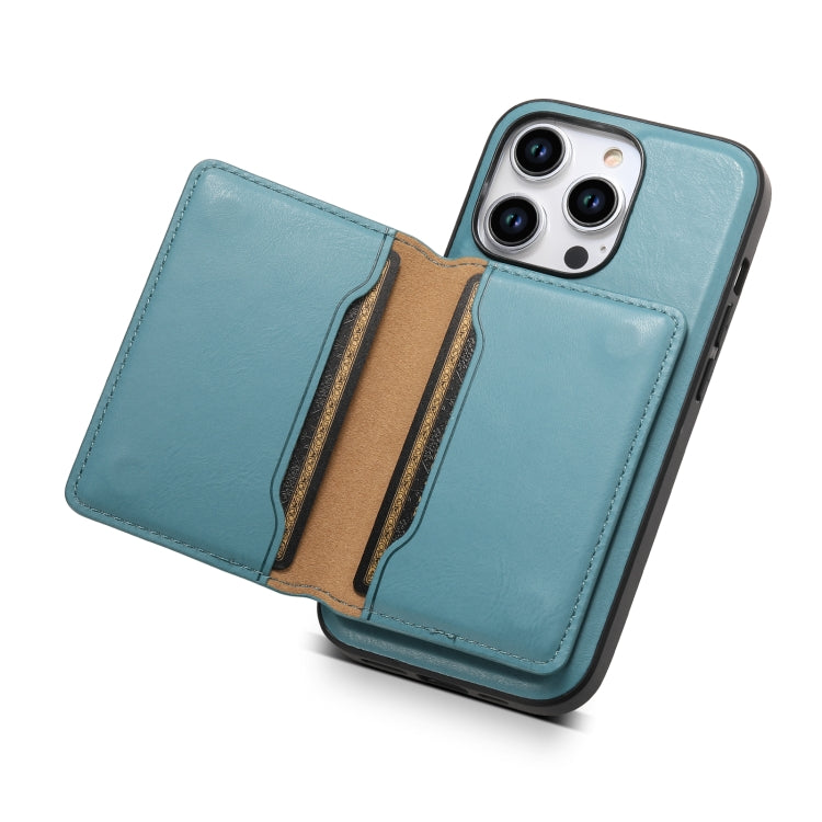 Denior Cowhide Texture Leather MagSafe Detachable Wallet Phone Case, Series 2