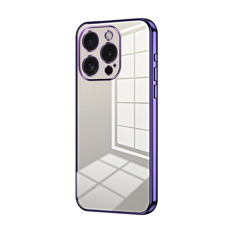 Transparent Plating Fine Hole Phone Case, Series 8