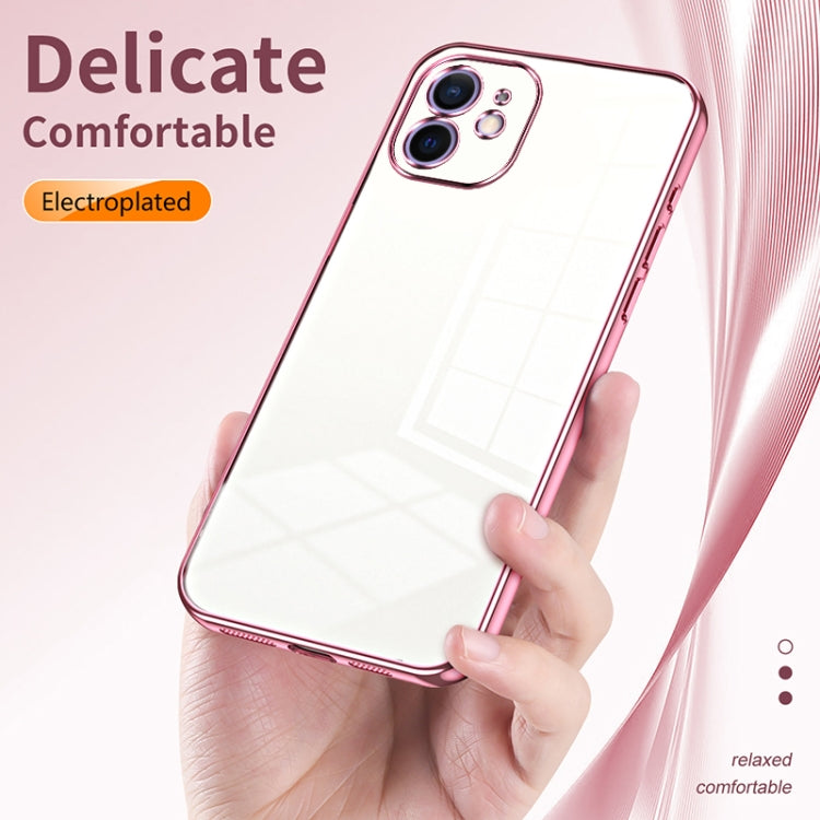 Transparent Plating Fine Hole Phone Case, Series 1