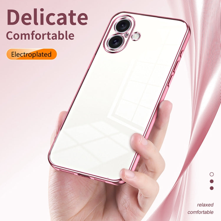 Transparent Plating Fine Hole Phone Case, Series 7