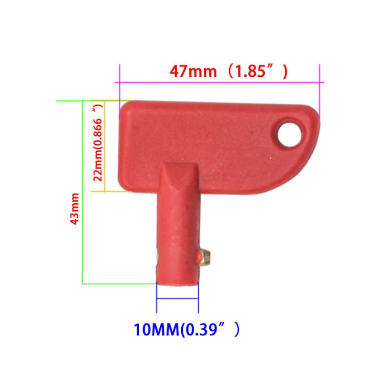 Car Marine Truck Battery Cut Off Switch Mini Spare Key