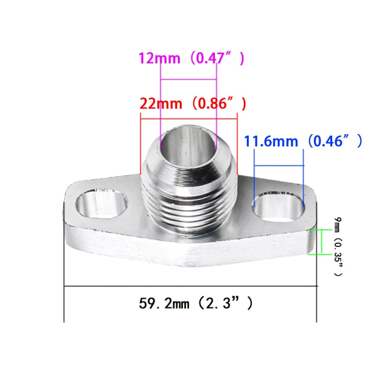 Car Turbine Oil Supply Pipe Flange Gasket AN10 Joint Adapter ÎҵÄÉ̵ê